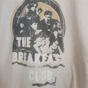 The Breakfast Club Graphic Tee - White with Black Print